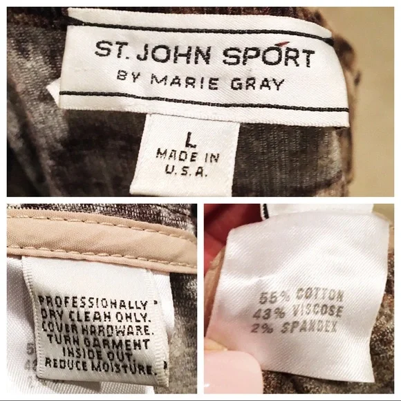 St John Coat Corduroy Size Large Moody Floral Fall Floral Grunge Goth Fairy - Picture 8 of 8